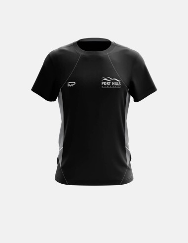 MST01 - T-Shirt Black Unisex - Port Hills Athletic - Port Hills Athletic - Impakt